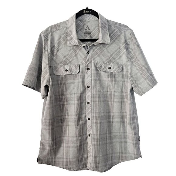 Gerry Men's Gray Outdoor Casual Button Down - Picture 1 of 4
